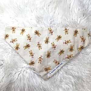 🐶 4 for $16 Gingerbread Fun Dog Bandana